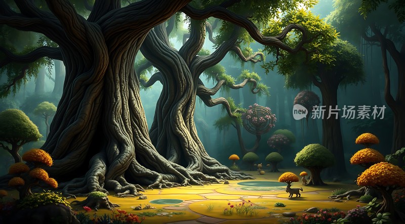 神秘森林秘境探险之旅