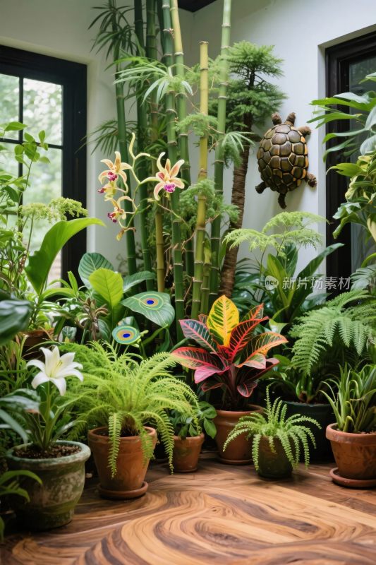 室内绿植布置场景