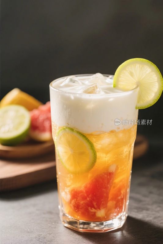 水果饮品特写图