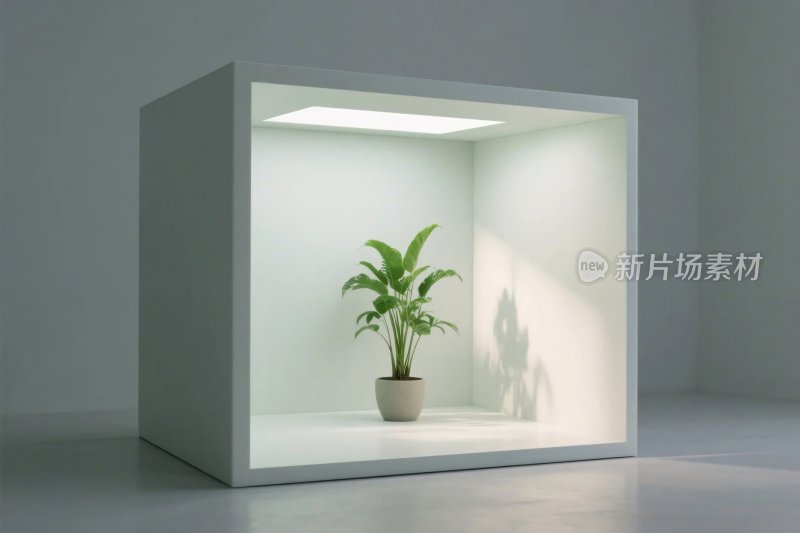 简约空间绿植展示