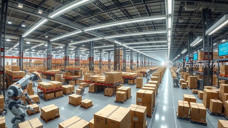 智能仓储机器人协作搬运货物