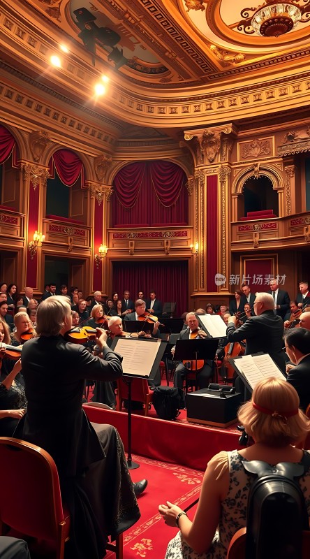 交响乐团现场演奏