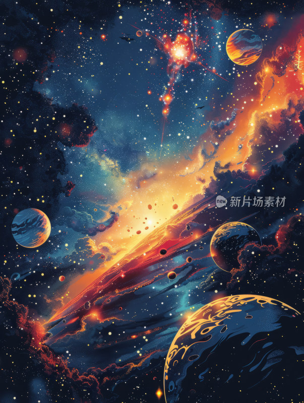 星河奇观宇宙景色