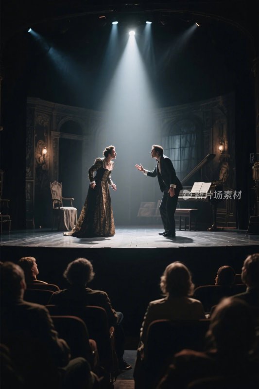 戏剧舞台表演场景