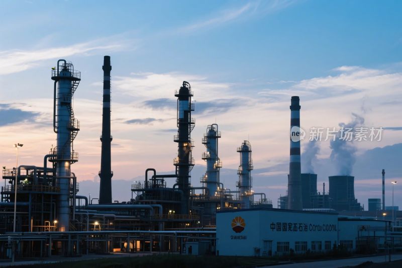 工业厂区烟囱群