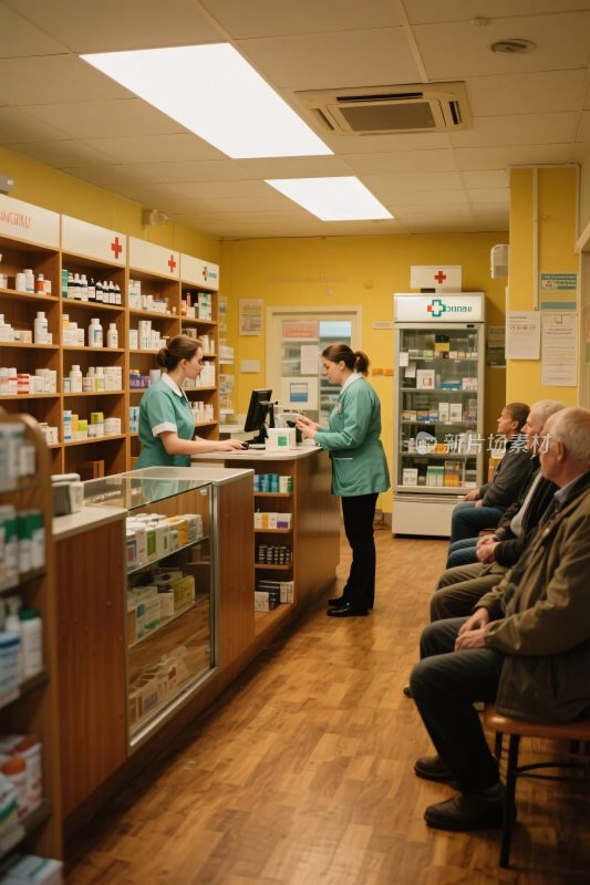 药店营业场景实拍