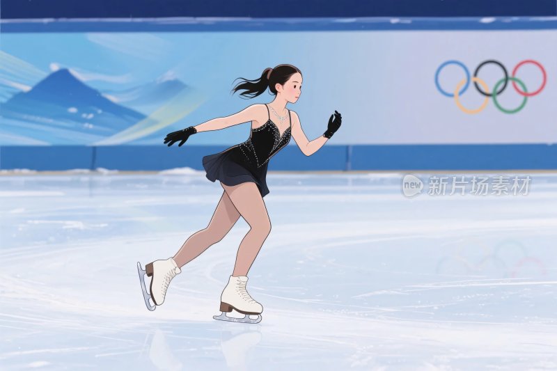 滑冰选手冬奥竞技