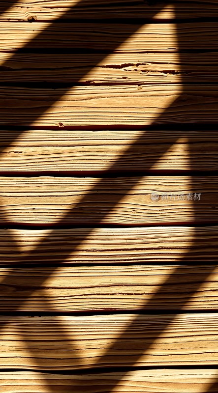阳光下的木纹纹理