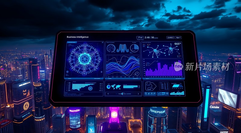 智能城市数据监控中心