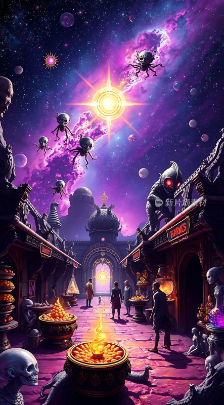 宇宙集市上的神秘交易