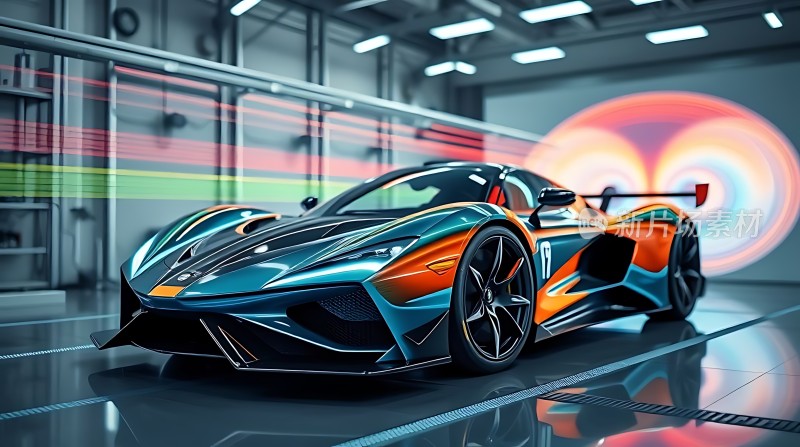 未来科技感跑车