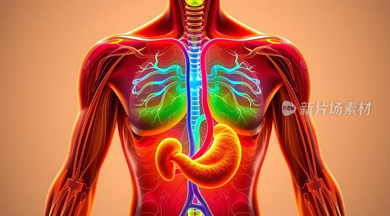 人体内部器官解剖图
