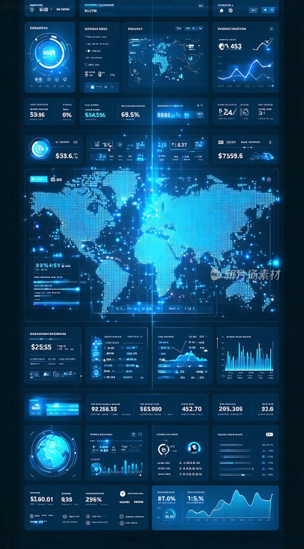 未来科技数据图表展示