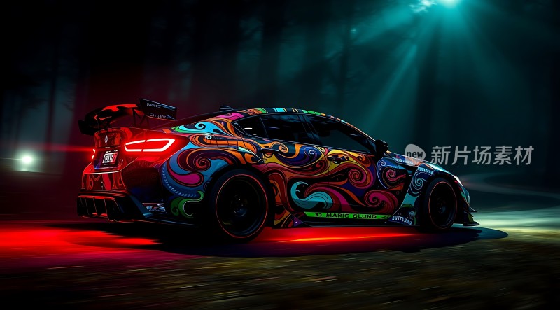 多彩赛车夜行