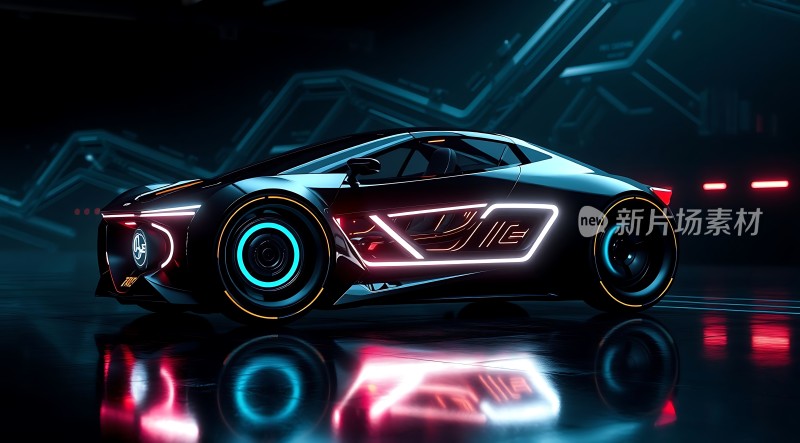 未来科技座驾炫酷赛车登场！