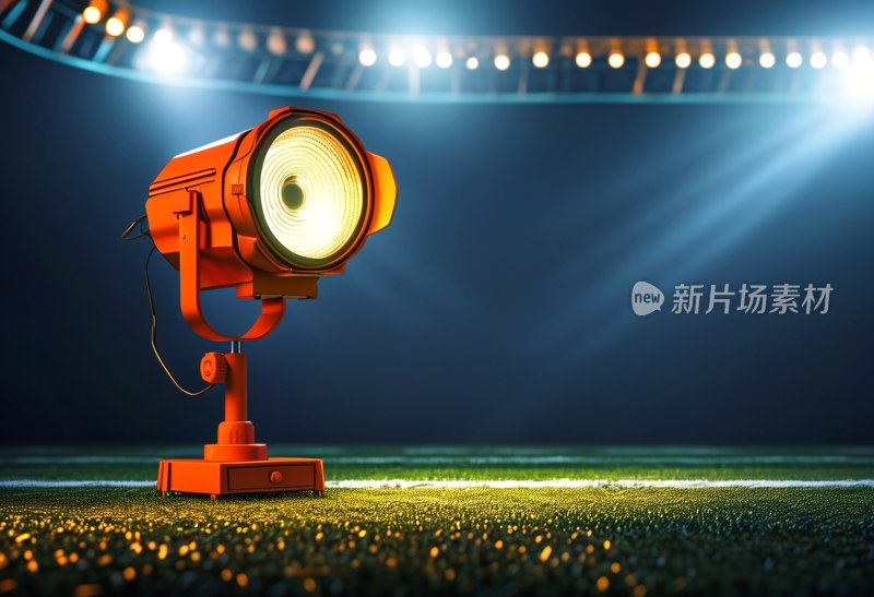 聚光灯下足球场