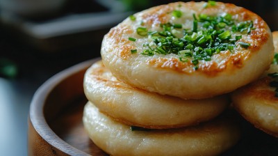 葱饼特写