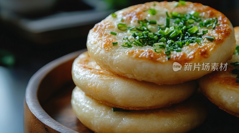 葱饼特写