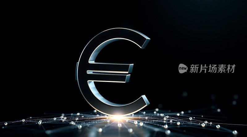 欧元符号新片场素材