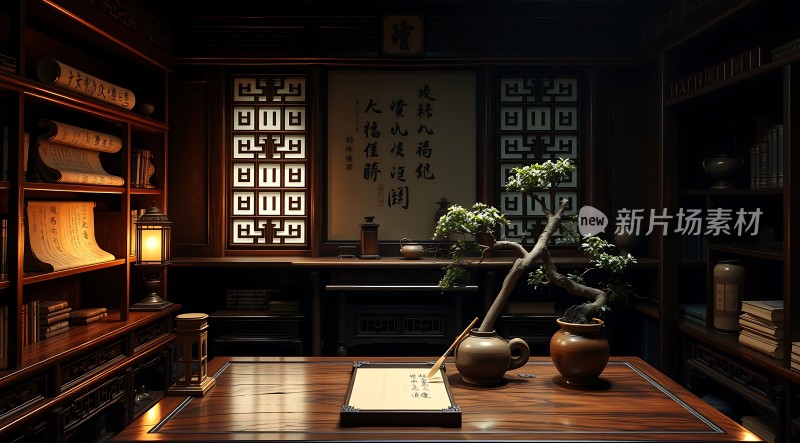 古风书房雅致静好