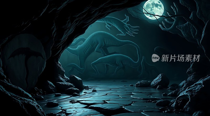 恐龙出没的神秘洞穴