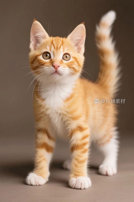 橘色小猫摄影图片