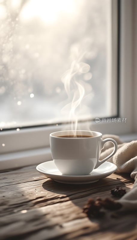 阳光下的热饮时光