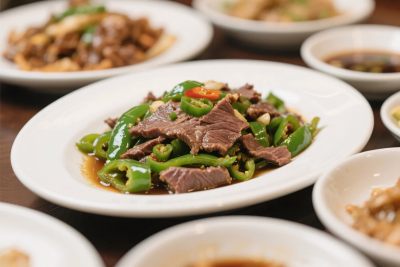 青椒炒肉菜品展示 青椒炒肉菜品展示