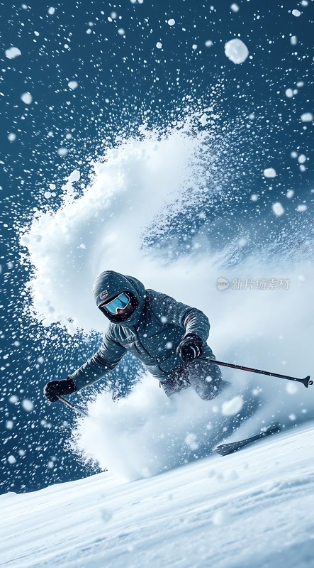 雪地速降风驰电掣