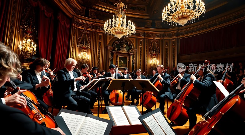 交响乐团华丽演奏