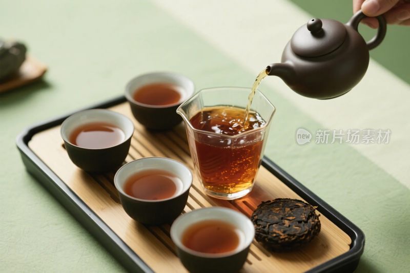 传统茶艺泡茶场景