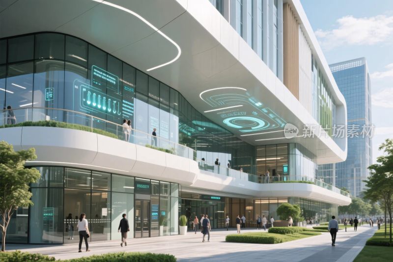 现代商业建筑外观