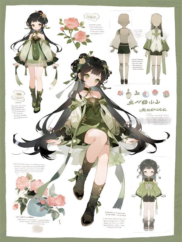 绿色仙子花漾精灵