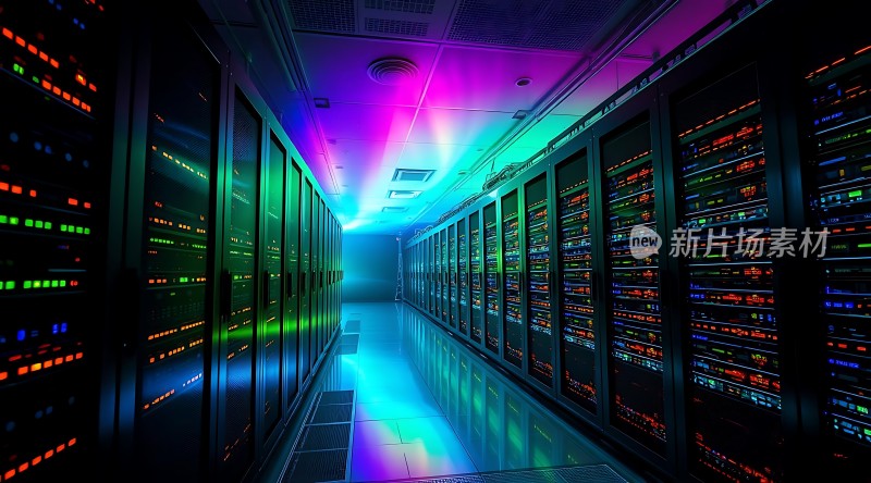 服务器机房科技感十足