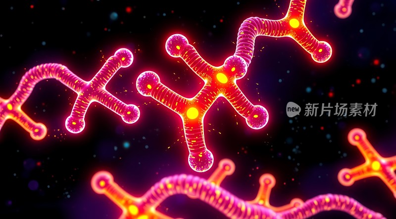 新片场素材病毒入侵细胞