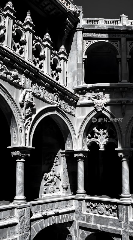 华丽建筑细节展示