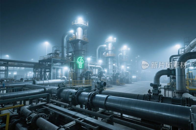 工业夜景设施