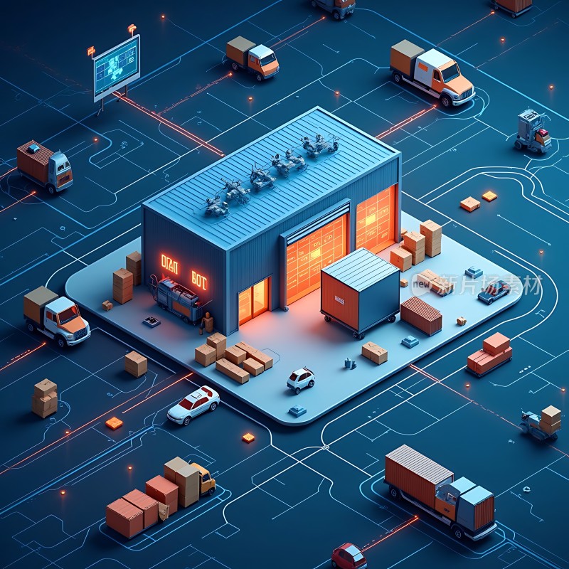 智能物流中心高效运输与仓储管理
