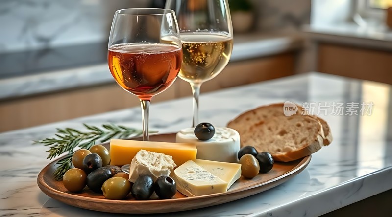 美酒奶酪拼盘
