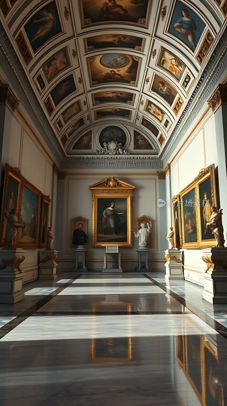 艺术殿堂光影交错之美