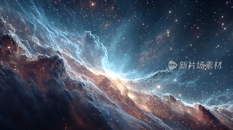 梦幻绚丽的宇宙星云景象