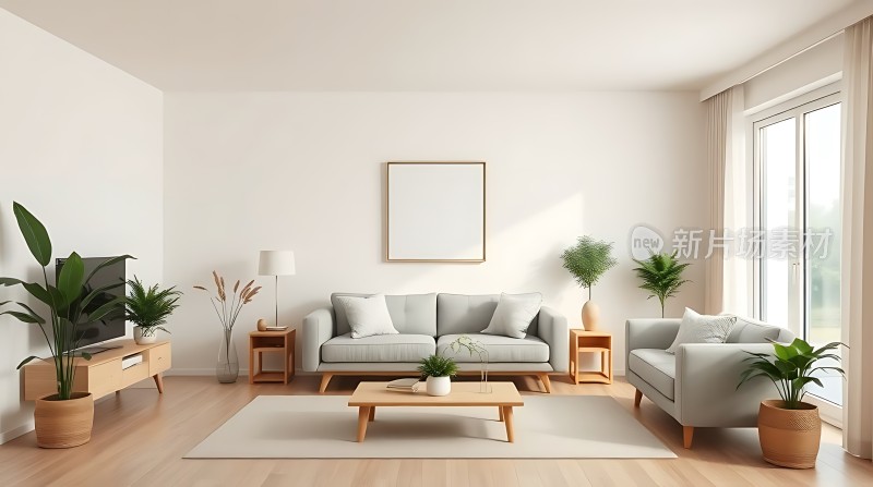 简约现代客厅舒适生活空间