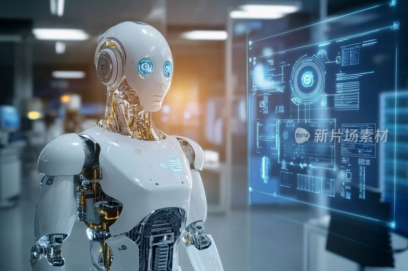 科技感十足的智能机器人