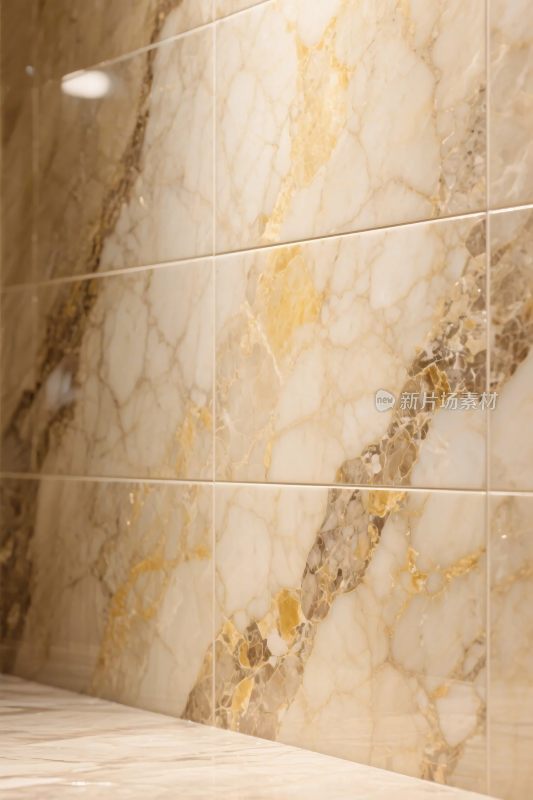 大理石纹理瓷砖墙面