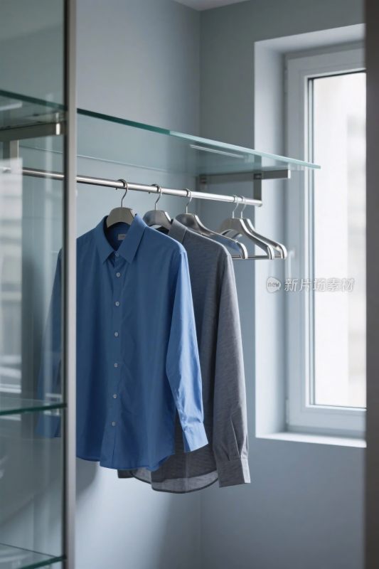 衣柜内衬衫展示