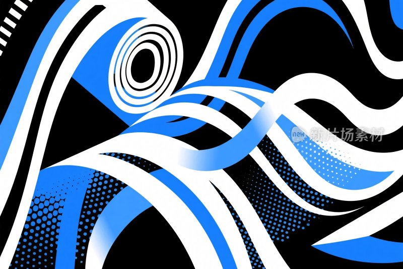 抽象矢量插画设计