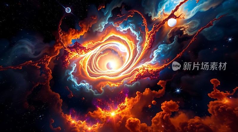 宇宙漩涡星际风暴