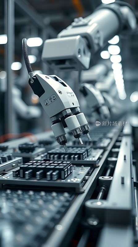 工业机器人精准操作生产线