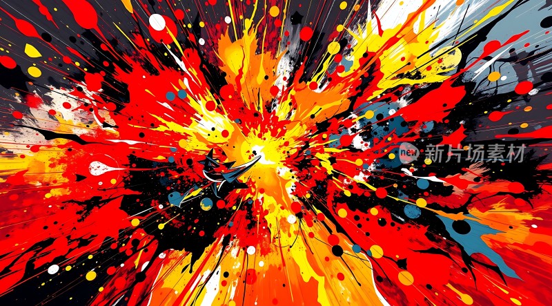 新片场素材爆炸效果