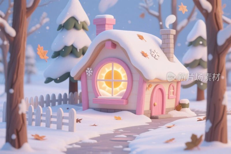 冬日童话小屋